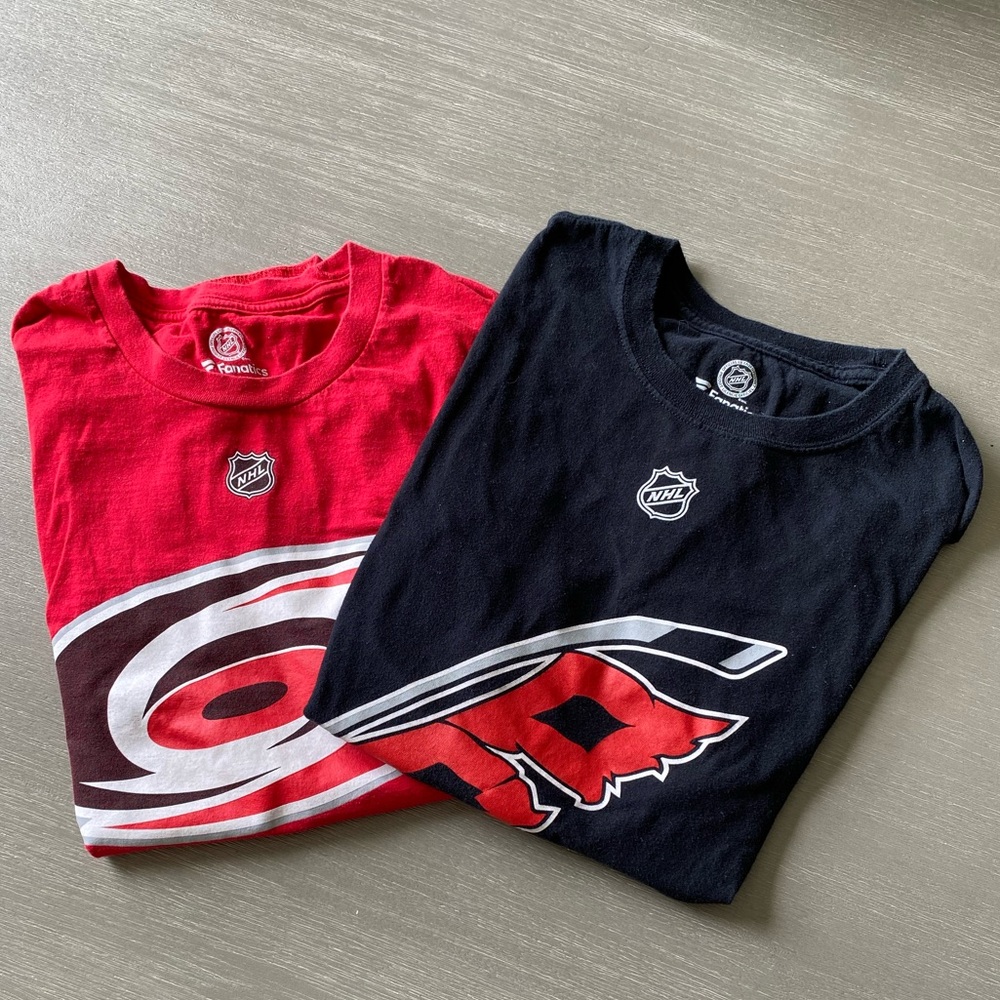 Carolina Hurricanes T Shirt Lot Aho Svechnikov T Shirt Jersey